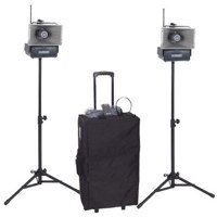 

AmpliVox SW640 Wireless Speaker Half Mile Hailer Kit, Outdoor Speaker Sound Systems