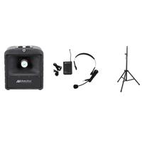 

AmpliVox SW6821 Basic Mega Hailer PA System with Wireless Headset & Lapel Microphone and Tripod