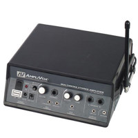 

AmpliVox SW805A Wireless 50 Watt Multimedia Stereo Portable PA Amplifier with Built-In VHF Wireless Receiver