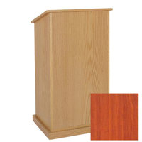 

AmpliVox W470 Chancellor Solid Wood Veneer Lectern without Sound System, Cherry