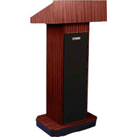 

AmpliVox W505 Executive Column Lectern without Sound, Mahogany