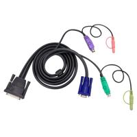 

Aten 2L1701P 6' DB-25M to HDB and PS/2 Male KVM Cable with Audio
