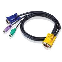 

Aten 2L5202P 6' SPHD15M to HDB & PS/2 Male KVM Cable