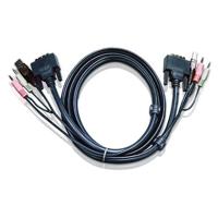 

Aten 2L7D02UI 6' USB DVI-I Single Link Cable for Console and KVM Switches