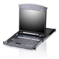

Aten CL5708N 8-Port 19" Single Rail LCD KVM Switch Console