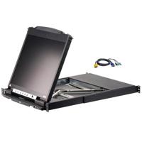 

Aten CL5816NC 16-Port Dual Rail 19" LCD KVM Switch Kit, Includes 4x4' 2L5301UP Cable, 8x6' 2L5302UP Cable, 4x10' 2L5303UP Cable