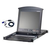 

Aten KL1516AN 16-Port 19" Cat5 High-Density Dual Rail LCD KVM Switch with 12x KA7970 USB KVM Adapter Cable