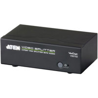 

Aten VS0102 2-Port VGA Splitter with Audio, 1920x1440 Maximum Video Resolution Support
