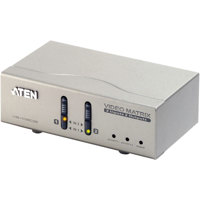 

Aten VS0202 2x2 VGA Video Matrix Switch with Audio, 1920x1440 Video Resolution