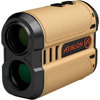 

Athlon Optics 6x23 Midas 1200Y Laser Rangefinder, 1,200 Yard Maximum Range, Desert Tan