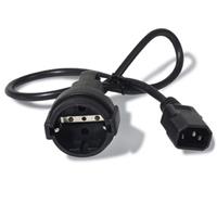 

American Power Conversion (APC) AP9880 2' Power Cord, IEC-320 C14 Input Connections, CEE 7/7 Schuko Output Connections