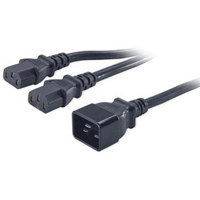 

American Power Conversion (APC) 1.5' Splitter Power Cable, 1 x IEC 60320 C20, 2 x IEC 320-C13