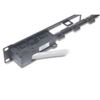 

American Power Conversion (APC) Data Distribution 1U Panel, Holds 4 Data Distribution Cables for 24 Ports