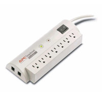 

American Power Conversion (APC) SurgeArrest Personal 7 Outlet with Phone Line Protection, 240J