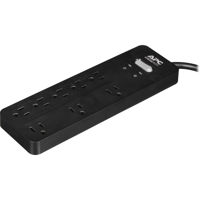 

American Power Conversion (APC) PH8 Home Office SurgeArrest 8-Outlet Surge Protector, 120V, 6', Black