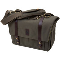 

Ape Case Traveler Series Messenger Bag for DSLR Camera with Attached Lens and Flash, Green