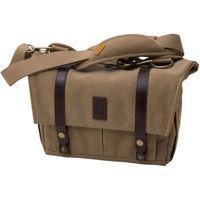 

Ape Case Traveler Series Messenger Bag for DSLR Camera with Attached Lens and Flash, Tan
