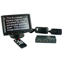 

Autocue/QTV 7" Teleprompter Preview Monitor Kit, Includes Remote Control, VGA Splitter and Cables