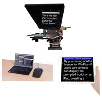 

Autocue/QTV Starter Series iPad Teleprompter Package - Bundle With Autoscript WP-i Single Device License - Autoscript WinPlus-IPS Software Application & HC-IP Desktop Controller