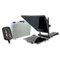 

Autocue/QTV Starter Series iPad Teleprompter Package, Includes Wide Angle Teleprompter Hood and Mounting Bracket, Mounting Plate, Wired Hand Control, Carry Case