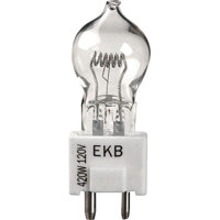 

ARRI EKB 420 Watt, 120 Volt Quartz Halogen Lamp, 3200 deg.K., Approximate Life: 75 Hours