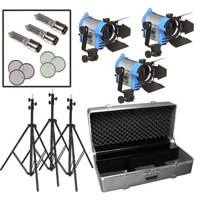 

ARRI Tungsten Fresnel 150 Three-Light Kit, 120V Bulbs, 4-Light Case with Wheels