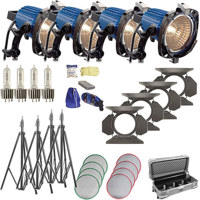 

ARRI 750 Plus 4 lite Kit, 120V AC, 750W High Output HPL Lamps