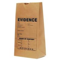 

Arrowhead Forensics Printed Paper Evidence Bags, 7x13.5x4", 500-Pack