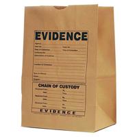 

Arrowhead Forensics Printed Paper Evidence Bags, 12x17x7", 100-Pack