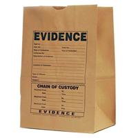 

Arrowhead Forensics Printed Paper Evidence Bags, 12x17x7", 500-Pack