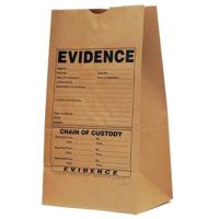 

Arrowhead Forensics Printed Paper Evidence Bags, 8x15.5x5.25", 500-Pack