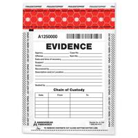 

Arrowhead Forensics SureSeal Tamper Indicating Evidence Bags, Bag Thickness 3 Mil, 6x9", 100-Pack
