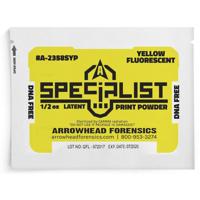 

Arrowhead Forensics Specialist DNA Free Sterile Powder, 0.5 oz, Yellow Fluorescent