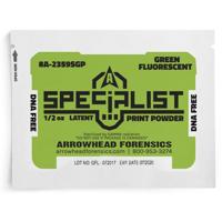 

Arrowhead Forensics Specialist DNA Free Sterile Powder, 0.5 oz, Green Fluorescent