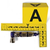 

Arrowhead Forensics Hinged L-Scale Cut Out ID Tents, Letters A-Z