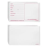 

Arrowhead Forensics Traceable Backing Cards, 5.5x8.5", 100-Pack