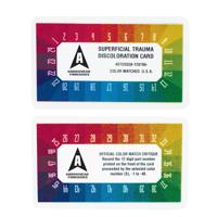 

Arrowhead Forensics Superficial Trauma Discoloration Photo Card, Light Skin Tone, 2.25x3.75"