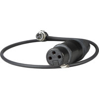 

Ambient Recording Adapter Cable TA3F Right Angle Left Out to XLR-3M, 15.7"