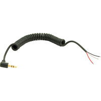 

Ambient Recording 1/8" Right Angled Plug to Stripped End Unshielded Coiled Cable