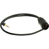 

Ambient Recording 1/8" Right Angled TRS Plug to XLR5M Unbalanced Adapter Cable