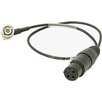 Image of Ambient Recording 15.8&quot; 3-Pin XLR Female to BNC Right Angle Timecode-In Cable for Timecode Clockit Devices
