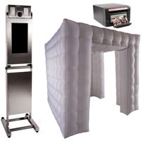 

Airbooth Turnkey Photo Booth Complete Package, Includes Kiosk, Brava 21/DNP RX1 Printer and Inflatable Party Cube