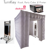 

Airbooth Turnkey Photo Booth Package with Kiosk, Stainless Steel