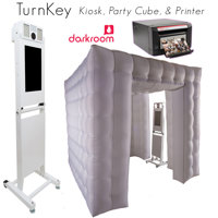 

Airbooth Turnkey Photo Booth Package with Kiosk, White Powder Coating