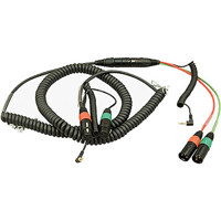 

Ambient Recording 5.9-13.1' Dual 3-pin XLR-F+TRS Mini Plug to 7-pin XLR-M Coiled Breakaway Cable with HBY7-35W Y-Cable