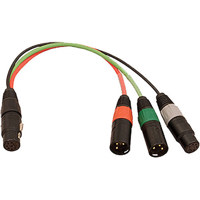 

Ambient Recording Breakout Cable 7-pin XLR Female to Dual 3-pin XLR Male, 5-pin XLR Female