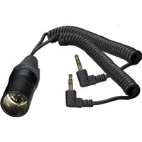 

Ambient Recording Inverse Breakout Cable XLR-7M to 2x 3.5mm TRS 90 Degree