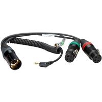 Image of Ambient Recording Breakout Y-Cable for Sound Devices 664/633 Mixer with Timecode 5-Pin Lemo (TC-IN)