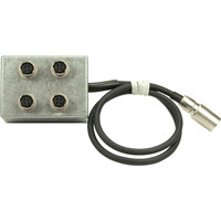 

Ambient Recording HVB-4 Hirose Distribution Box, 4x4-pin Hirose Sockets, 4-pin XLR Male Connector