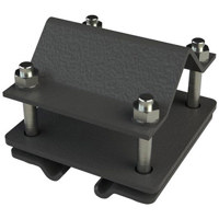 

ARRI S2.PB002 Bracket, Connects 1.25-2" (31.75-50.8mm) Pipes to T5/T6/T8 Rails, 441lbs (200kg) Load Capacity